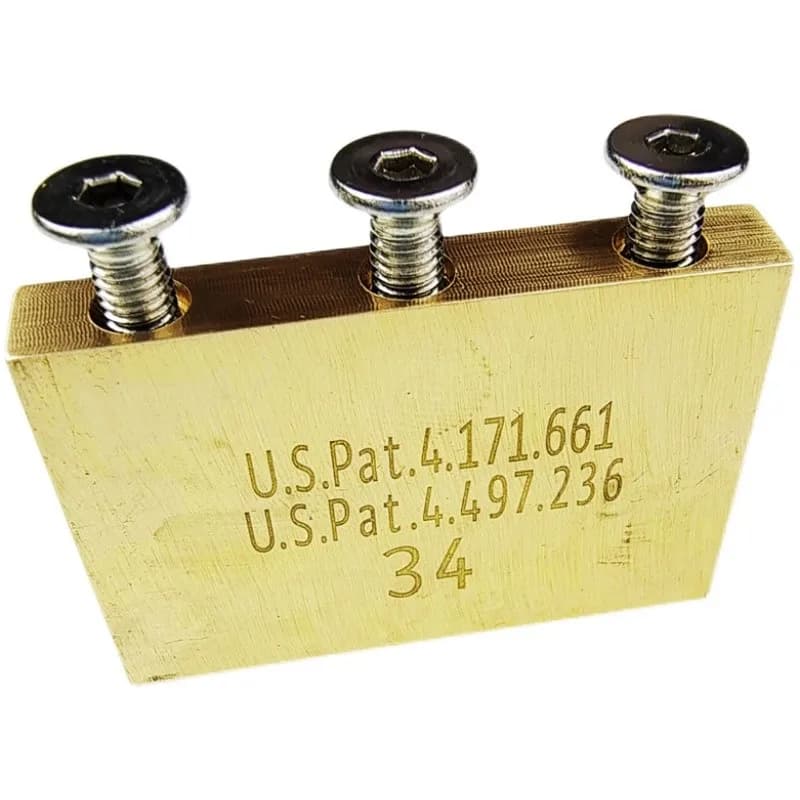 【Made in Japan】 Original Genuine Electric Guitar Tremolo System Bridge Brass Block For Parts Of FR Special Made In Korea 34MM