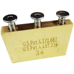 【Made in Japan】 Original Genuine Electric Guitar Tremolo System Bridge Brass Block For Parts Of FR Special Made In Korea 34MM
