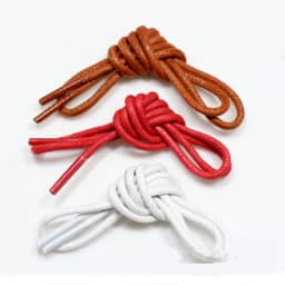 1Pair Unisex Cotton Waxed Shoelaces Round Oxford Shoe Laces Boots Laces Waterproof Leather Shoelace Length 80/100/120/140/160cm