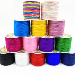0.8mm Nylon Cord Thread Chinese Knot Macrame Bracelet Braided String DIY Tassels Beading