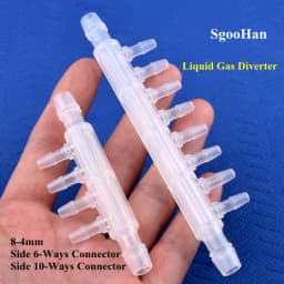 1~50pcs Food Grade PP 8-4mm 4 ~ 10-Ways Hose Connector Aquarium Tank Air Pump Liquid Gas Diverter Garden Irrigation Pagoda Joint