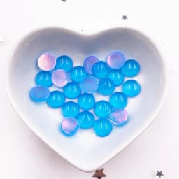 New 60pcs 10mm Round Colorful Beautiful Resin Cat's eye Gems Flatback Rhinestone Appliques DIY Wedding Scrapbook Craft SG10