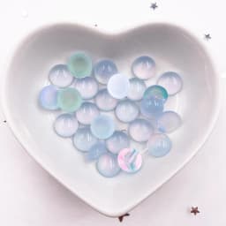 New 60pcs 10mm Round Colorful Beautiful Resin Cat's eye Gems Flatback Rhinestone Appliques DIY Wedding Scrapbook Craft SG10
