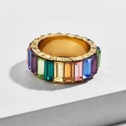 Luxury Cubic Zirconia Rings For Women Fashion Red Blue Copper Plated Finger Rings Zircon Statement Wholesale Bulk Jewelry 2021
