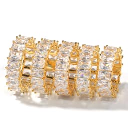 Luxury Cubic Zirconia Rings For Women Fashion Red Blue Copper Plated Finger Rings Zircon Statement Wholesale Bulk Jewelry 2021