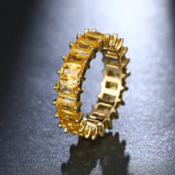 Luxury Cubic Zirconia Rings For Women Fashion Red Blue Copper Plated Finger Rings Zircon Statement Wholesale Bulk Jewelry 2021