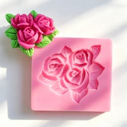 Rose Shape Silicone Mold Sugarcraft Chocolate Cupcake Baking Mold Fondant Cake Decorating Tools