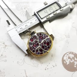 Chain Necklace Pomegranate,Summer Brand New Fine Jewelry Europe 925 Sterling Silver Gift For Women