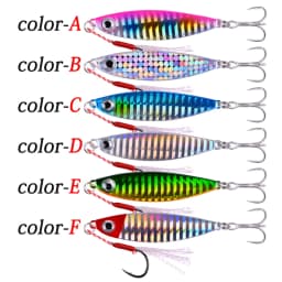 1pc Metal Jig Fishing Lure Sea Jig Weights 7g 10g 15g 20g 30g Trolling Saltwater Jigs Lures Artificial Jigging Fish Tackle Pike