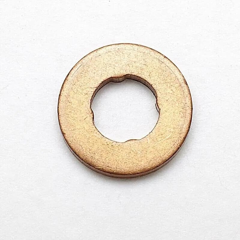 4pcs for Bosch Common Rail Diesel Injector Nozzle Copper Washer Seals Solid Flat Ring Gasket Rings Spacer Washers 15x7.3x3mm