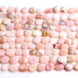 6-8mm Natual Irregular Pink Opal Stone Beads Smooth Loose Spacer Beads For DIY Jewelry Making Bracelet Necklace Accessories 15''