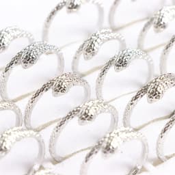 10pcs/lot Men Retro Punk Snake Rings For Women Antique Siver Color Opening Adjustable Jewelry Party Gifts