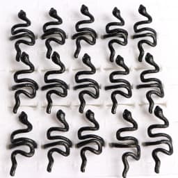 10pcs/lot Men Retro Punk Snake Rings For Women Antique Siver Color Opening Adjustable Jewelry Party Gifts