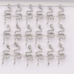 10pcs/lot Men Retro Punk Snake Rings For Women Antique Siver Color Opening Adjustable Jewelry Party Gifts