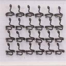 10pcs/lot Men Retro Punk Snake Rings For Women Antique Siver Color Opening Adjustable Jewelry Party Gifts