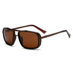 0 -0.5 -0.75 -1.0 To -4.0 Gray/Tea Lens Prescription Sunglasses Men Polarized Myopia Lens Goggle Punk Sun Glasses