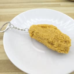 Simulation Model Keychain French Fries Chicken Nuggets Keychain Fried Legs Food Pendant Party Promotional Gift