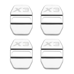 4pcs Car Door Lock Covers Protective Case for BMW X1 F48 X3 G01 X4 G02 X5 F15 X6 F16 G05 G06 F49 Accessories 2018 2019 2020 2021