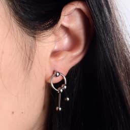 1PC Surgical Steel Industrial Barbell Ring Women Men Snake Straight Cartilage Earring Helix Unisex Ear Body Piercing Jewelry 14G