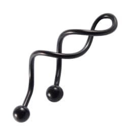 1PC Surgical Steel Industrial Barbell Ring Women Men Snake Straight Cartilage Earring Helix Unisex Ear Body Piercing Jewelry 14G