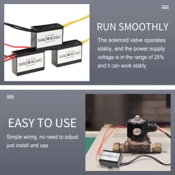 4 Wire AC220V DC24V DC12V Solenoid Valve Energy Saving Module 24h Long Time Power Work No Heat Valve Parts