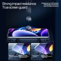 SmartDevil 2pcs Screen Protector for Xiaomi POCO F9 Ultra F7 X7 Pro F6 F5 Pro Tempered Glass for POCO F8 Ultra HD Anti Blue Ray