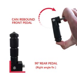 8mm Universal Pedals Folded Footrest Footpeg For Motorcycles, Bicycles, Electric Vehicles, Mopeds, Karts, Scooters