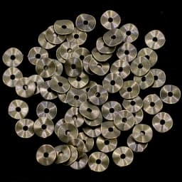 50Pcs Spacer Beads Wave Tortuose Ring Earrings Round Metal Silver Copper Gold Color Charms Jewelry DIY Findings 9mm Dia.