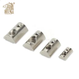 10-20PCS/lot 20 Series Roll-in T Spring Nuts M3 M4 M5 M6 For 2020 Aluminum Profiles Groove 6