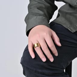 High Quality 15mm Chunky Brushed Ring For Men Stainless Steel Wide Bulky Punk With Beveled Edges Male Band Jewelry Accessories