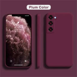 Liquid Silicone Case For Samsung Galaxy A51 A71 4G A42 A52 A72 S21 S22 S22Plus 22Ultra Note 9 10 20 Plus S10 Lite Cover