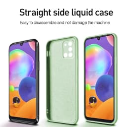 Liquid Silicone Case For Samsung Galaxy A51 A71 4G A42 A52 A72 S21 S22 S22Plus 22Ultra Note 9 10 20 Plus S10 Lite Cover