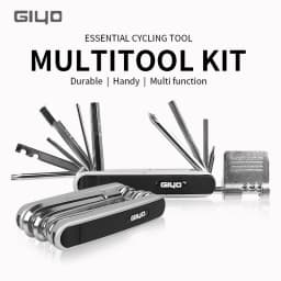 Giyo 12 in 1 Bicycle Repair Tools Kit Portable MTB Bike Mini Cycling Multitool Hex Spoke Screwdrivers Tyre Lever Allen Wrench