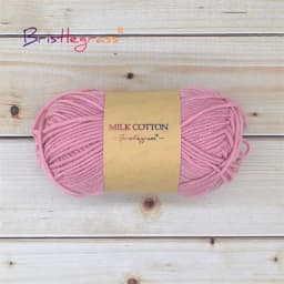 BRISTLEGRASS 1 Skein 50g Acrylic Crochet Yarn 5 Strand Milk Cotton Thread Baby Sweater Scarf Doll Fabric DIY Hand Knitting Craft