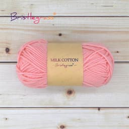 BRISTLEGRASS 1 Skein 50g Acrylic Crochet Yarn 5 Strand Milk Cotton Thread Baby Sweater Scarf Doll Fabric DIY Hand Knitting Craft