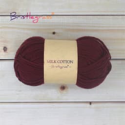 BRISTLEGRASS 1 Skein 50g Acrylic Crochet Yarn 5 Strand Milk Cotton Thread Baby Sweater Scarf Doll Fabric DIY Hand Knitting Craft