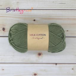 BRISTLEGRASS 1 Skein 50g Acrylic Crochet Yarn 5 Strand Milk Cotton Thread Baby Sweater Scarf Doll Fabric DIY Hand Knitting Craft