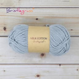 BRISTLEGRASS 1 Skein 50g Acrylic Crochet Yarn 5 Strand Milk Cotton Thread Baby Sweater Scarf Doll Fabric DIY Hand Knitting Craft
