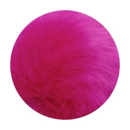 Cute Black Pompoms Ball Keychain Women Faux Rabbit Fur Car Key Chains Fluffy DIY Backpack Pendant Charms Gift Jewelry Accessorie