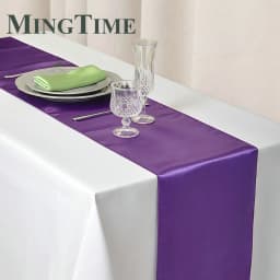 Satin Table Runner 30cm X 275cm Wedding Party Supply Christmas Home Modern Coffee Dining Luxury Table Decoration 12" X 108"