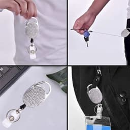 Nurse Doctor Retractable Badge Reel Student Nurse Exhibitioncolorful Gift for Hospital Medical Women Mens Badge Reel