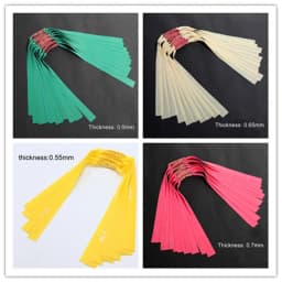 6PCS 0.55-1.2MM Thick Slingsshot Hunting Outdoor Hunting High Elastic Rubber Bands High-intensity Shooting Hunting Acessories