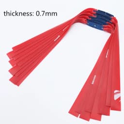 6PCS 0.55-1.2MM Thick Slingsshot Hunting Outdoor Hunting High Elastic Rubber Bands High-intensity Shooting Hunting Acessories