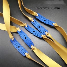 6PCS 0.55-1.2MM Thick Slingsshot Hunting Outdoor Hunting High Elastic Rubber Bands High-intensity Shooting Hunting Acessories