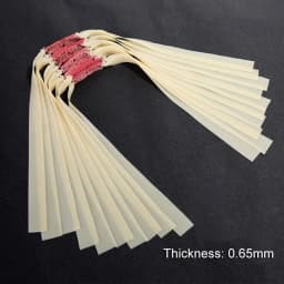 6PCS 0.55-1.2MM Thick Slingsshot Hunting Outdoor Hunting High Elastic Rubber Bands High-intensity Shooting Hunting Acessories