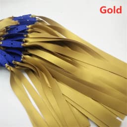6PCS 0.55-1.2MM Thick Slingsshot Hunting Outdoor Hunting High Elastic Rubber Bands High-intensity Shooting Hunting Acessories