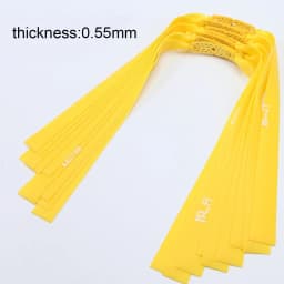 6PCS 0.55-1.2MM Thick Slingsshot Hunting Outdoor Hunting High Elastic Rubber Bands High-intensity Shooting Hunting Acessories