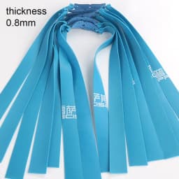 6PCS 0.55-1.2MM Thick Slingsshot Hunting Outdoor Hunting High Elastic Rubber Bands High-intensity Shooting Hunting Acessories