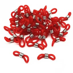 20pcs/100pcs Glasses Chain Silicone Rubber Ring Non Slip DIY Connector Strap Eyelets Rope Sunglasses Cord Accessory #ZZ04