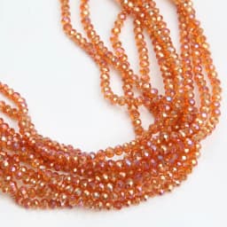 1strand 3*4mm 6mm Crystal Rondelle Beads Faceted Loose Spacer Glass Beads Multicolor Diy for Jewelry Making Bracelet Necklace